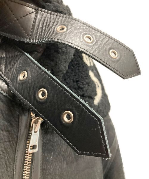 BALENCIAGA（バレンシアガ）BALENCIAGA (バレンシアガ) Shearling Bombadier ブラック サイズ:44の古着・服飾アイテム
