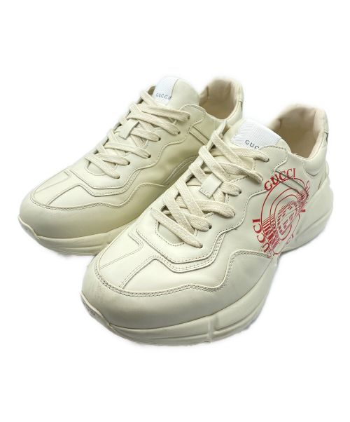 GUCCI（グッチ）GUCCI (グッチ) Rhyton ベージュ サイズ:SIZE 8 1/2の古着・服飾アイテム