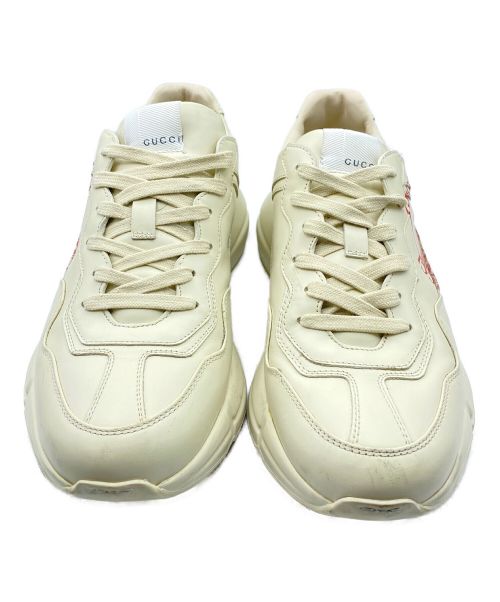 GUCCI（グッチ）GUCCI (グッチ) Rhyton ベージュ サイズ:SIZE 8 1/2の古着・服飾アイテム