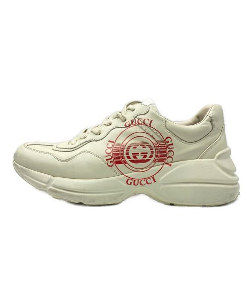 GUCCI（グッチ）GUCCI (グッチ) Rhyton ベージュ サイズ:SIZE 8 1/2の古着・服飾アイテム
