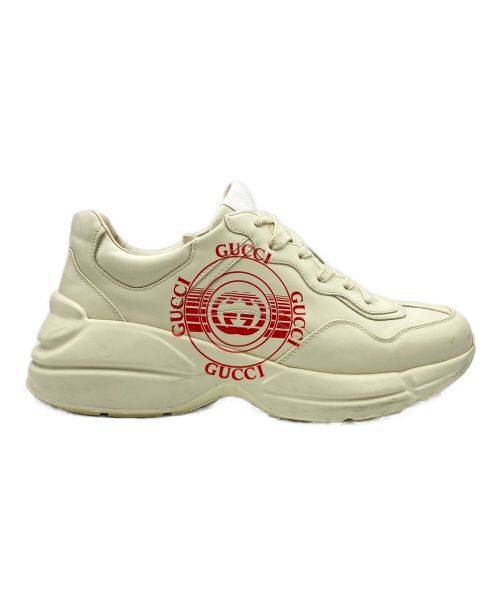 GUCCI（グッチ）GUCCI (グッチ) Rhyton ベージュ サイズ:SIZE 8 1/2の古着・服飾アイテム