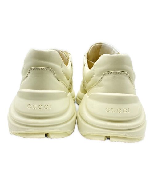 GUCCI（グッチ）GUCCI (グッチ) Rhyton ベージュ サイズ:SIZE 8 1/2の古着・服飾アイテム