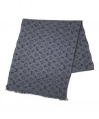 LOUIS VUITTONルイ ヴィトン）の古着「エシャルプ モノグラム クラシック マフラー」｜ネイビー
