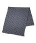 LOUIS VUITTON（ルイ ヴィトン）の古着「エシャルプ モノグラム クラシック マフラー」｜ネイビー