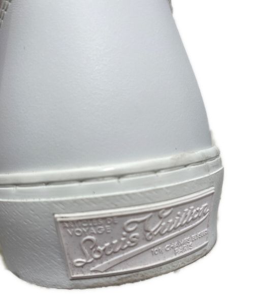 LOUIS VUITTON（ルイ ヴィトン）LOUIS VUITTON (ルイ ヴィトン) タトゥーラインモノグラムハイカットスニーカー ホワイト×レッド サイズ:7 1/2の古着・服飾アイテム