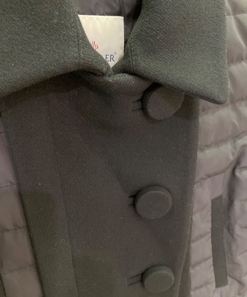 MONCLER（モンクレール）MONCLER (モンクレール) SISSONNE/切替ショートコート ブラック サイズ:1の古着・服飾アイテム