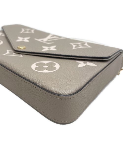 LOUIS VUITTON（ルイ ヴィトン）LOUIS VUITTON (ルイ ヴィトン) ポシェットフェリシー グレージュの古着・服飾アイテム