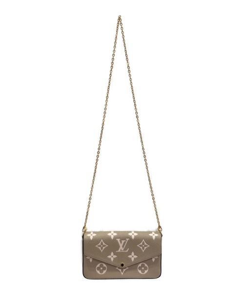 LOUIS VUITTON（ルイ ヴィトン）LOUIS VUITTON (ルイ ヴィトン) ポシェットフェリシー グレージュの古着・服飾アイテム
