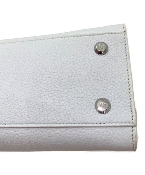 michino（ミチノ）michino (ミチノ) ルテスバッグ ホワイトの古着・服飾アイテム