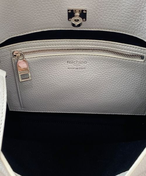 michino（ミチノ）michino (ミチノ) ルテスバッグ ホワイトの古着・服飾アイテム