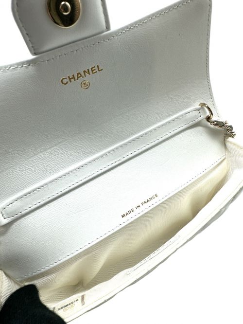 CHANEL（シャネル）CHANEL (シャネル) サングラスケース ホワイトの古着・服飾アイテム