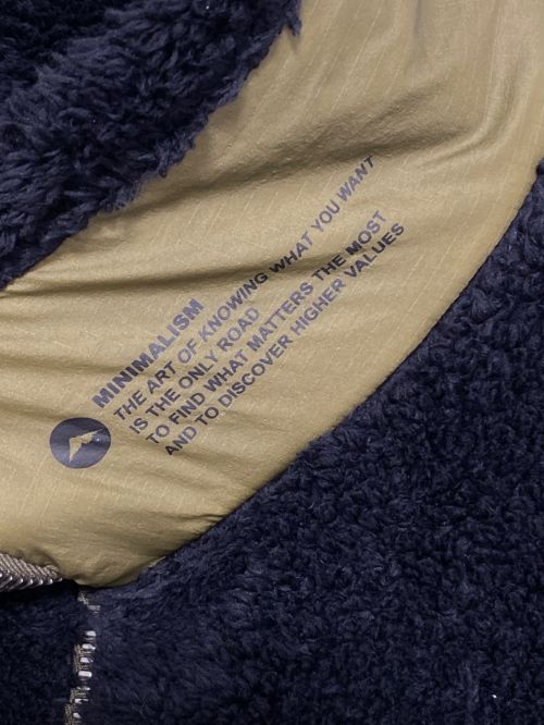 MONCLER（モンクレール）MONCLER (モンクレール) ジップアップボアフリースブルゾン ブラック サイズ:Lの古着・服飾アイテム