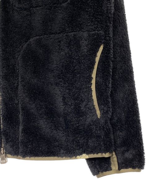 MONCLER（モンクレール）MONCLER (モンクレール) ジップアップボアフリースブルゾン ブラック サイズ:Lの古着・服飾アイテム