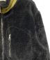 中古・古着 MONCLER (モンクレール) ジップアップボアフリースブルゾン ブラック サイズ:L：49800円
