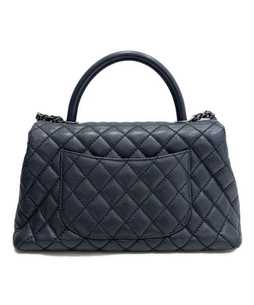 CHANEL（シャネル）CHANEL (シャネル) マトラッセトップハンドルバッグ ブラックの古着・服飾アイテム