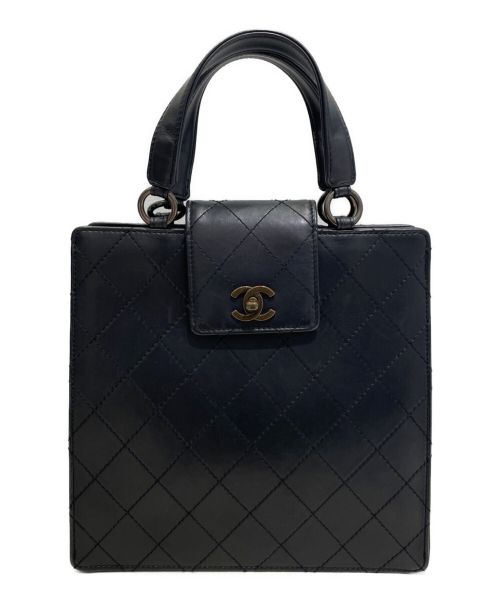 CHANEL（シャネル）CHANEL (シャネル) マトラッセハンドバッグ ブラックの古着・服飾アイテム