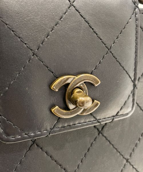 CHANEL（シャネル）CHANEL (シャネル) マトラッセハンドバッグ ブラックの古着・服飾アイテム