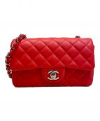 CHANELシャネル）の古着「ミニマトラッセ」｜レッド