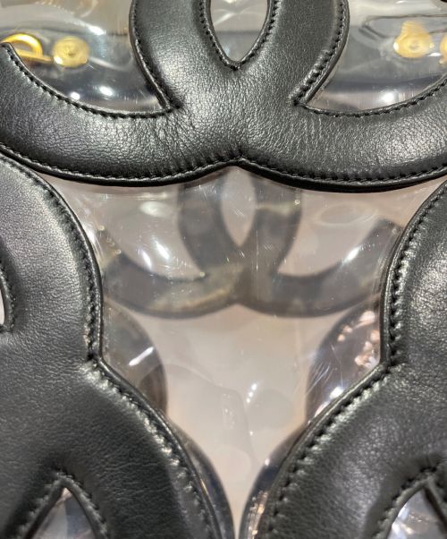 CHANEL（シャネル）CHANEL (シャネル) トリプルココチェーントートバッグ ブラックの古着・服飾アイテム