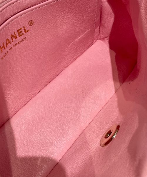 CHANEL（シャネル）CHANEL (シャネル) ツイードマトラッセ20 ホワイト×ピンク サイズ:20の古着・服飾アイテム