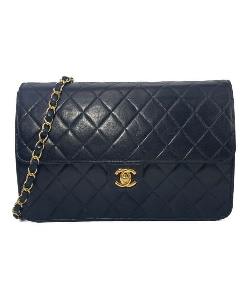 CHANEL（シャネル）CHANEL (シャネル) ダブルフラップマトラッセ ブラック サイズ:-の古着・服飾アイテム