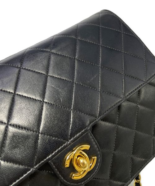 CHANEL（シャネル）CHANEL (シャネル) ダブルフラップマトラッセ ブラック サイズ:-の古着・服飾アイテム