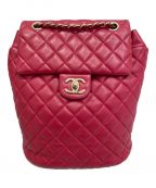 CHANELシャネル）の古着「チェーンリュックサック」｜レッド