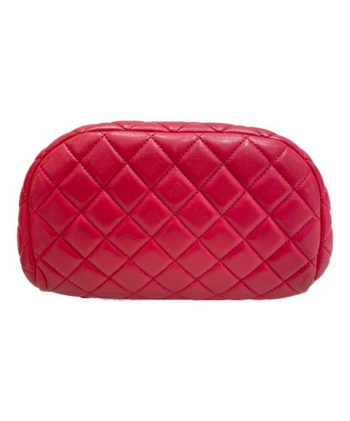 CHANEL（シャネル）CHANEL (シャネル) チェーンリュックサック レッドの古着・服飾アイテム