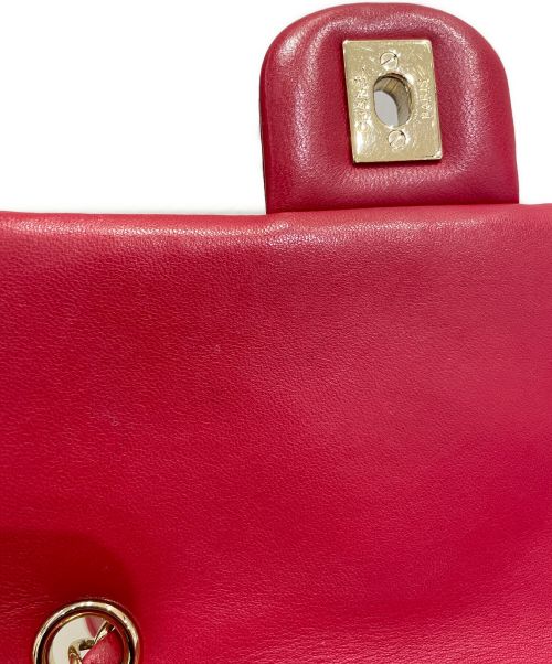 CHANEL（シャネル）CHANEL (シャネル) チェーンリュックサック レッドの古着・服飾アイテム