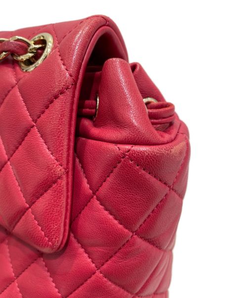 CHANEL（シャネル）CHANEL (シャネル) チェーンリュックサック レッドの古着・服飾アイテム