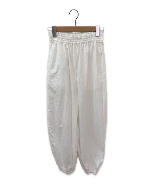 ENFOLD（エンフォルド）ENFOLD (エンフォルド) タイプライター エッグパンツ ホワイト サイズ:36の古着・服飾アイテム