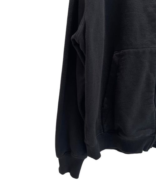 PRADA（プラダ）PRADA (プラダ) ナイロンディテールジップアップパーカー ブラック サイズ:Mの古着・服飾アイテム