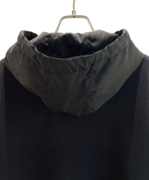 PRADA（プラダ）PRADA (プラダ) ナイロンディテールジップアップパーカー ブラック サイズ:Mの古着・服飾アイテム