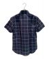 LOUIS VUITTON (ルイ ヴィトン) サイチェック柄 シルク 半袖シャツ ネイビー サイズ:XS：69800円