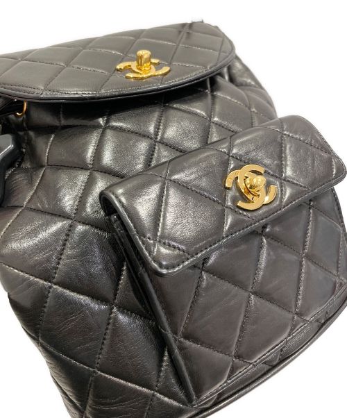 CHANEL（シャネル）CHANEL (シャネル) マトラッセリュック ブラックの古着・服飾アイテム