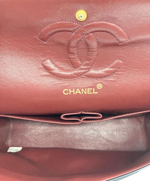 CHANEL（シャネル）CHANEL (シャネル) Wフラップチェーンショルダーバッグ ブラック サイズ:25の古着・服飾アイテム