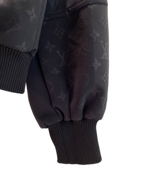 LOUIS VUITTON（ルイ ヴィトン）LOUIS VUITTON (ルイ ヴィトン) エンボスモノグラム ジップアップ ジャケット ブラック サイズ:36の古着・服飾アイテム