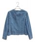 CHANEL (シャネル) ノーカラーデニムジャケット ブルー サイズ:40：198000円