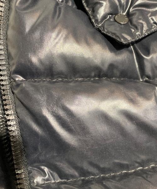 MONCLER（モンクレール）MONCLER (モンクレール) ジップアップダウンジャケット ブラックの古着・服飾アイテム