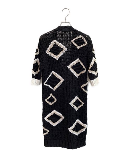CHANEL（シャネル）CHANEL (シャネル) ココマークボタン ロングニットカーディガン ブラック サイズ:34の古着・服飾アイテム