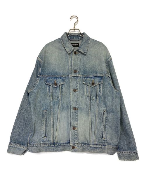 BALENCIAGA（バレンシアガ）BALENCIAGA (バレンシアガ) 刺繍デニムジャケット インディゴ サイズ:XSの古着・服飾アイテム