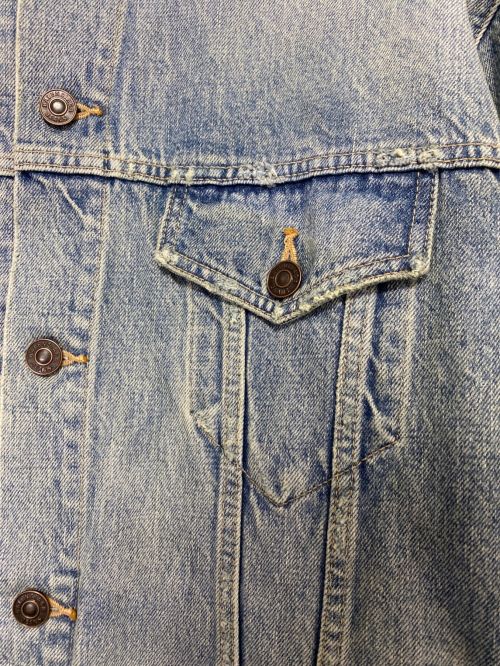 BALENCIAGA（バレンシアガ）BALENCIAGA (バレンシアガ) 刺繍デニムジャケット インディゴ サイズ:XSの古着・服飾アイテム