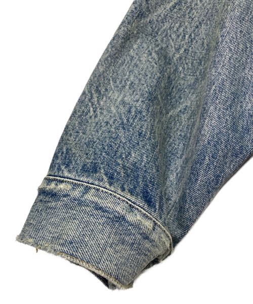 BALENCIAGA（バレンシアガ）BALENCIAGA (バレンシアガ) 刺繍デニムジャケット インディゴ サイズ:XSの古着・服飾アイテム