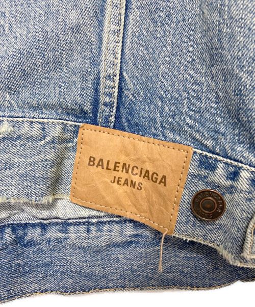 BALENCIAGA（バレンシアガ）BALENCIAGA (バレンシアガ) 刺繍デニムジャケット インディゴ サイズ:XSの古着・服飾アイテム