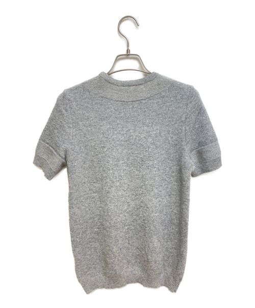 CHANEL（シャネル）CHANEL (シャネル) 半袖ニット グレー サイズ:36の古着・服飾アイテム