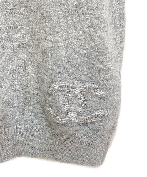 CHANEL（シャネル）CHANEL (シャネル) 半袖ニット グレー サイズ:36の古着・服飾アイテム