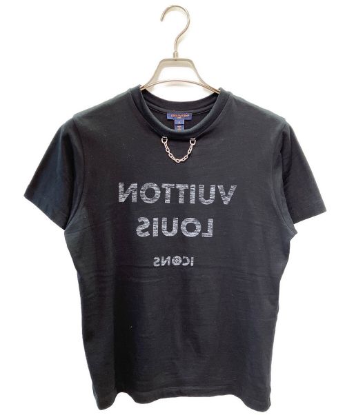 LOUIS VUITTON（ルイ ヴィトン）LOUIS VUITTON (ルイ ヴィトン) 反転ロゴプリントTシャツ ブラック サイズ:Sの古着・服飾アイテム
