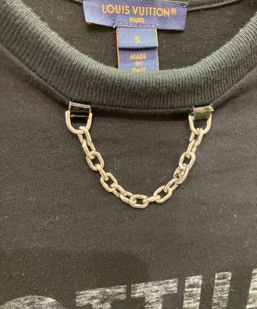 LOUIS VUITTON（ルイ ヴィトン）LOUIS VUITTON (ルイ ヴィトン) 反転ロゴプリントTシャツ ブラック サイズ:Sの古着・服飾アイテム