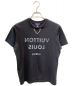 LOUIS VUITTON（ルイ ヴィトン）の古着「反転ロゴプリントTシャツ」｜ブラック