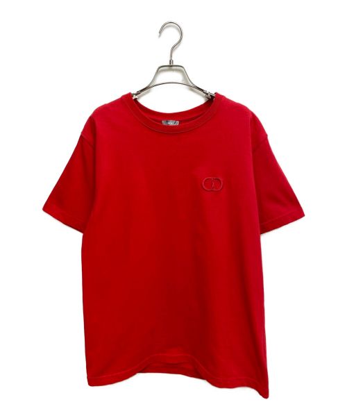 Dior（ディオール）Dior (ディオール) CDアイコンTシャツ レッド サイズ:XLの古着・服飾アイテム